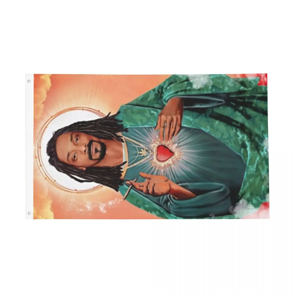 Snoop Dogg Jesus Flag Indoor Outdoor Banner Polyester Rapper Decoration Fade Proof 2x3 3x5 4x6 FT Flags