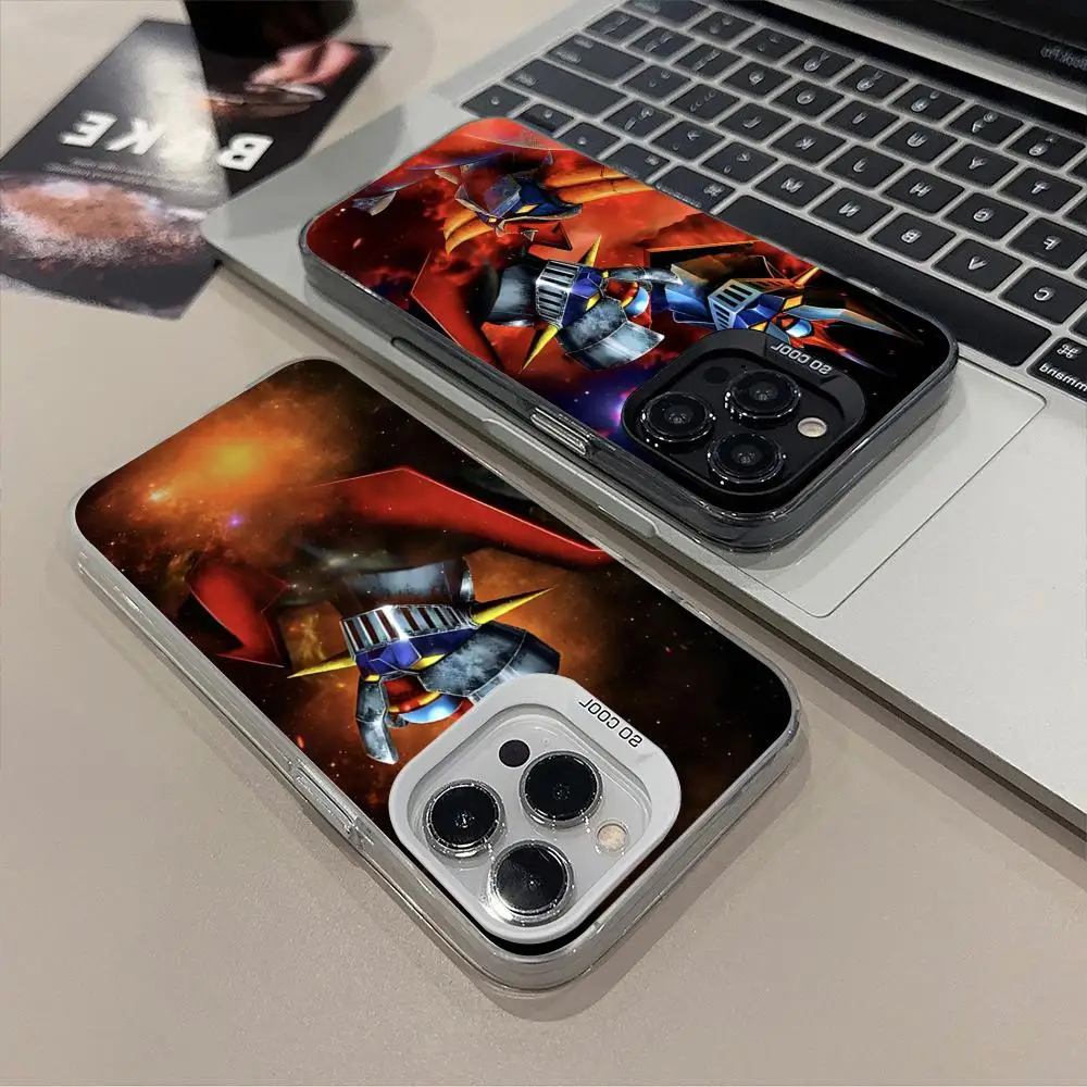 UFO ROBO GRENDIZER GOLDORAK Phone Case Matte Colored Silver For Samsung S26 S25 S24 S23 Ultra IPhone 17 15 14 16 13 Pro Max Plus