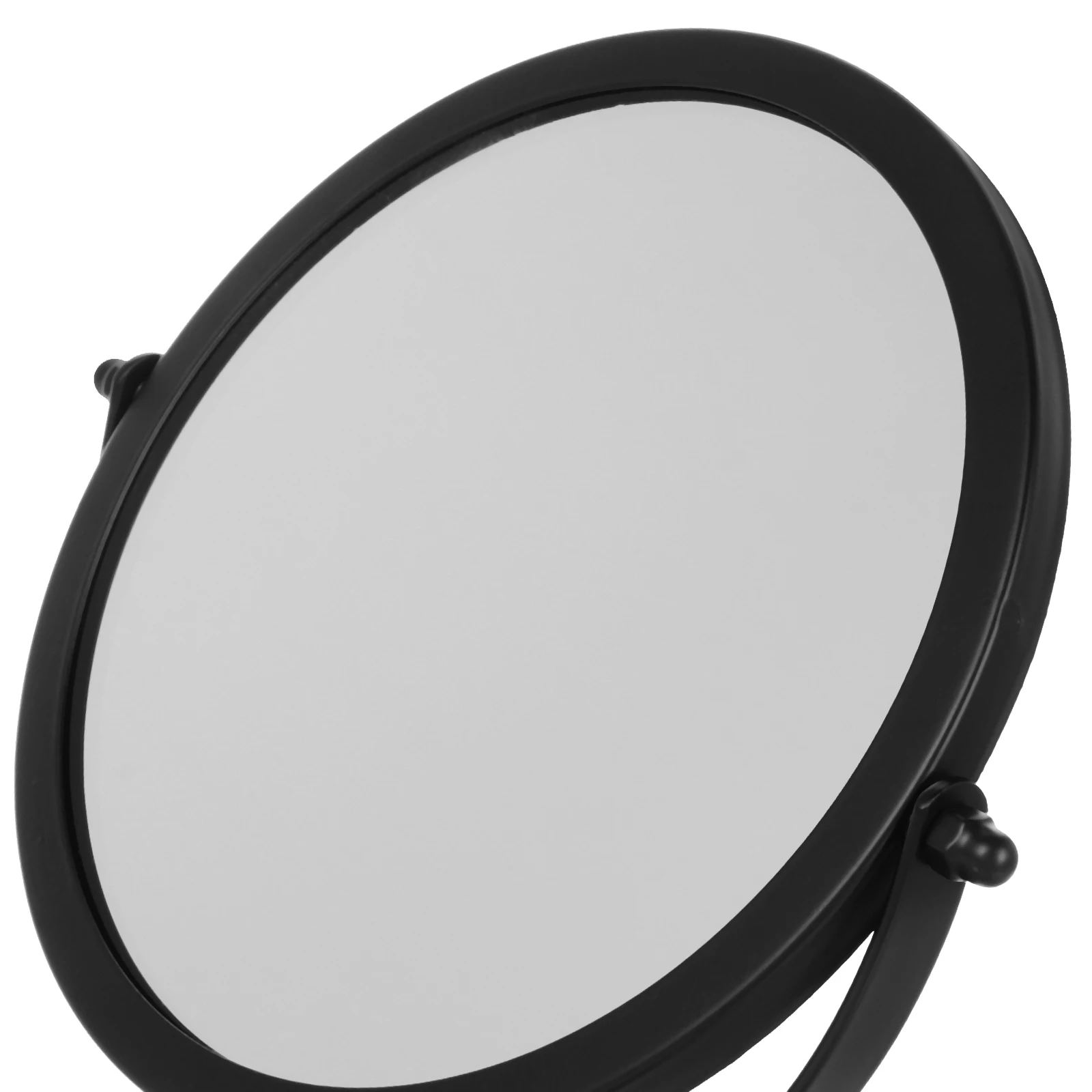 Tocador ajustable de cristal y hierro para maquillaje de escritorio, tocador para dormitorio, espejo pequeño en soporte de escritorio