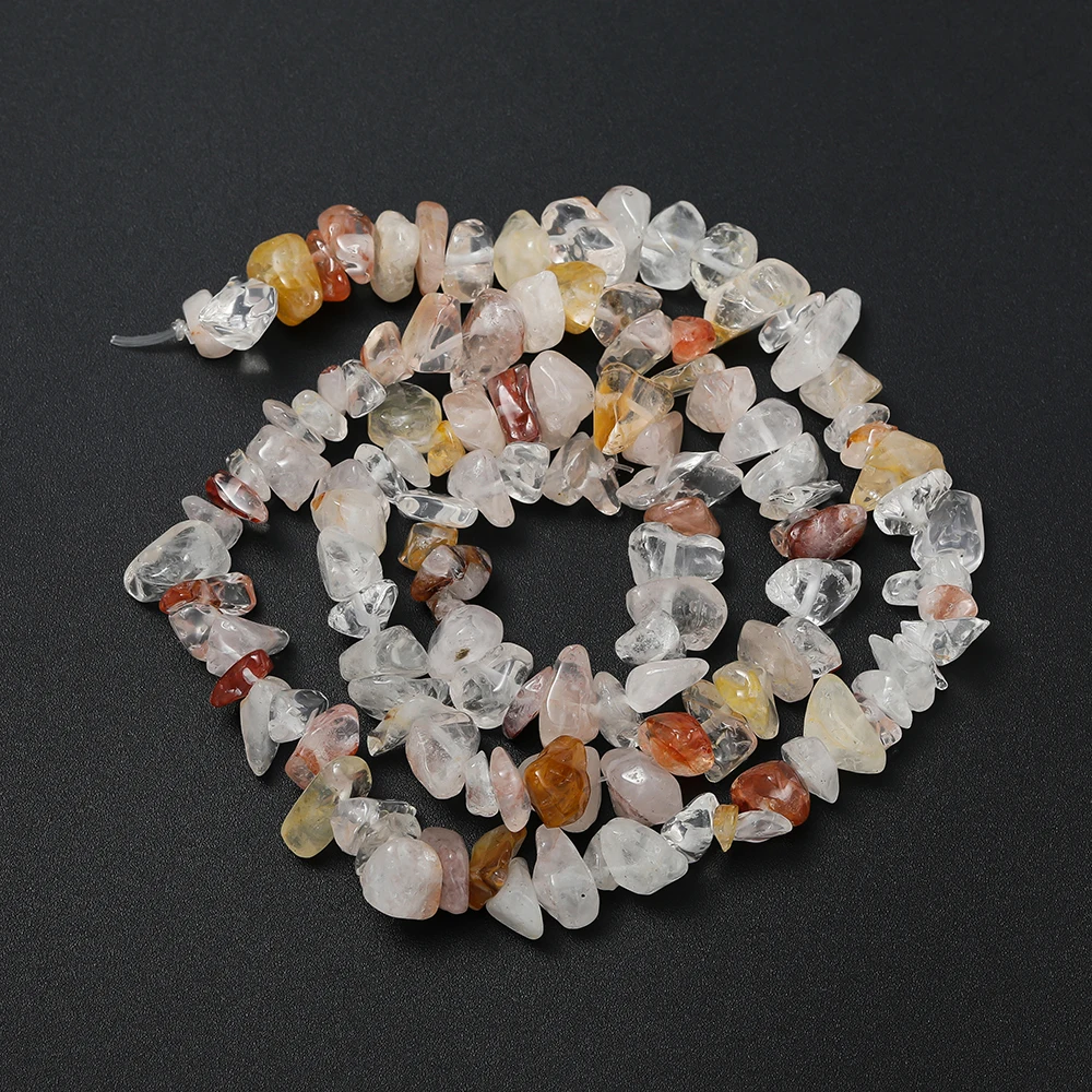 16Inches 5-12mm Natural Stone Irregular Gravel Chips Spacer Beads for Bracelet Necklace Earrings DIY Jewelry Making Supplies view 5