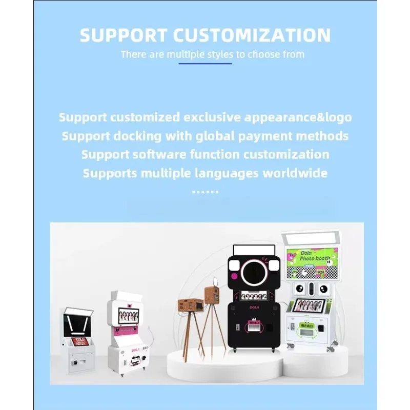 مجموعة كشك طباعة الصور وسريعة ومريحة وكشك الصور