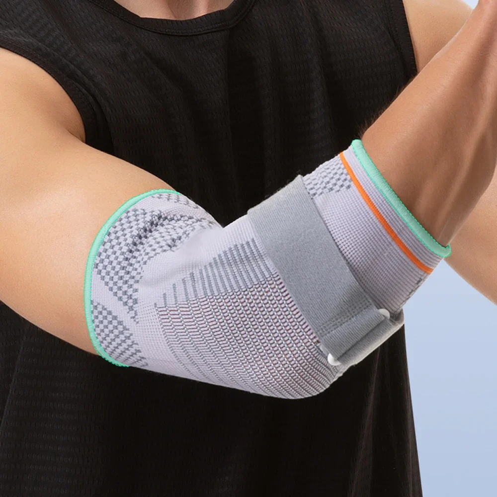 1/2Pcs Elbow Support Brace with Gel Pad for Women & Men Elbow Compression Sleeves for Golfer, Arthritis, Tendonitis Pain Relief