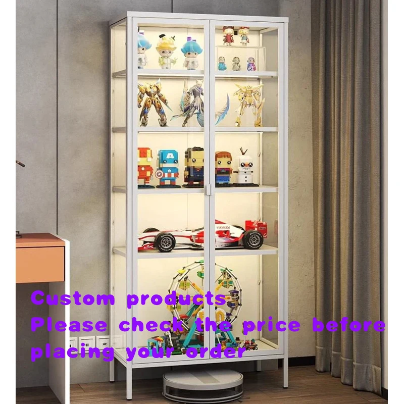 custom.Multifunctional rectangular injection-molded plastic floor-standing five-layer large-capacity blind box figure display st