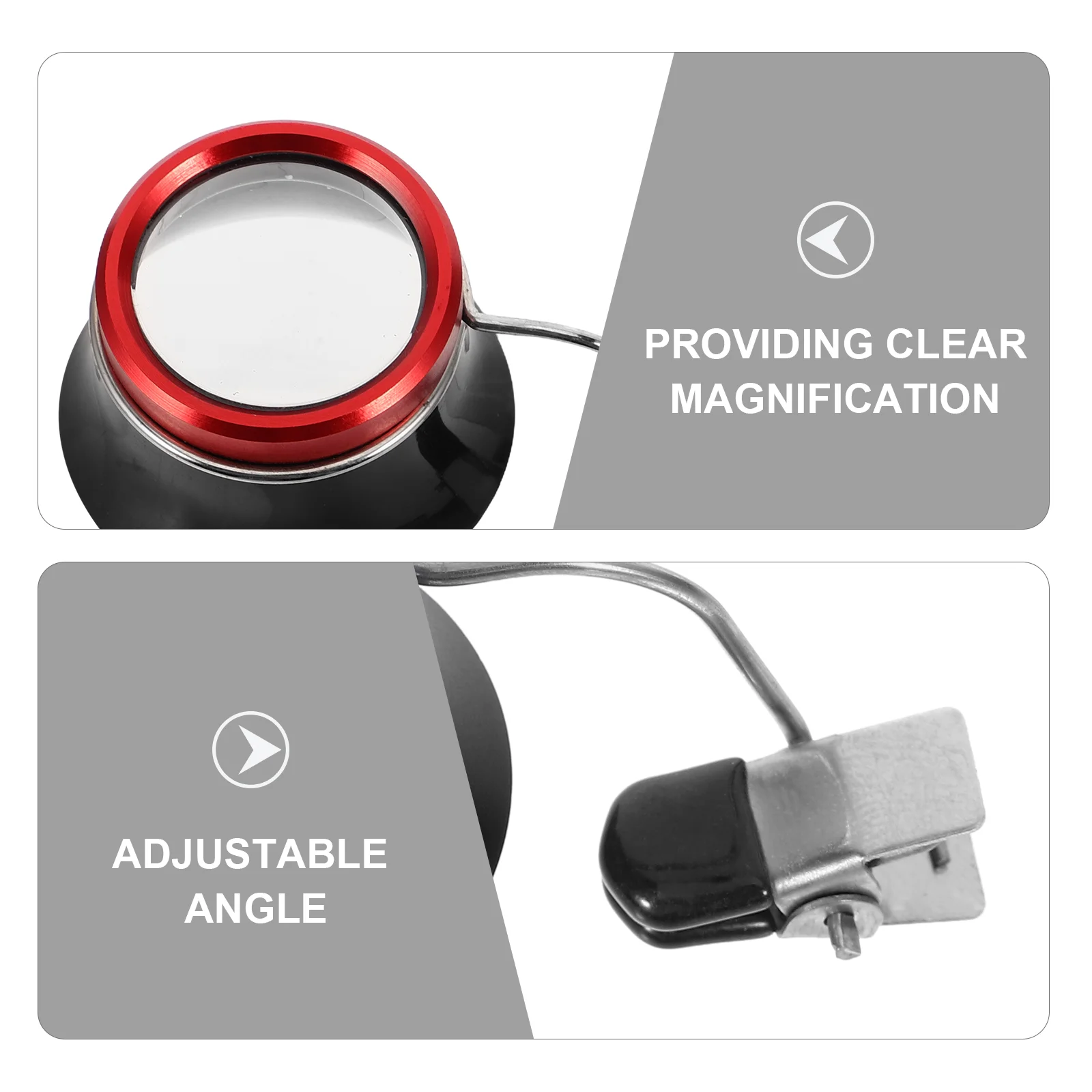 Watch Repair Magnifying Glass Loupe Glasses Lens Scratch Remover Magnifier Mirror Kit Eyeglass Loop Sunglass Screw Eyeglasses