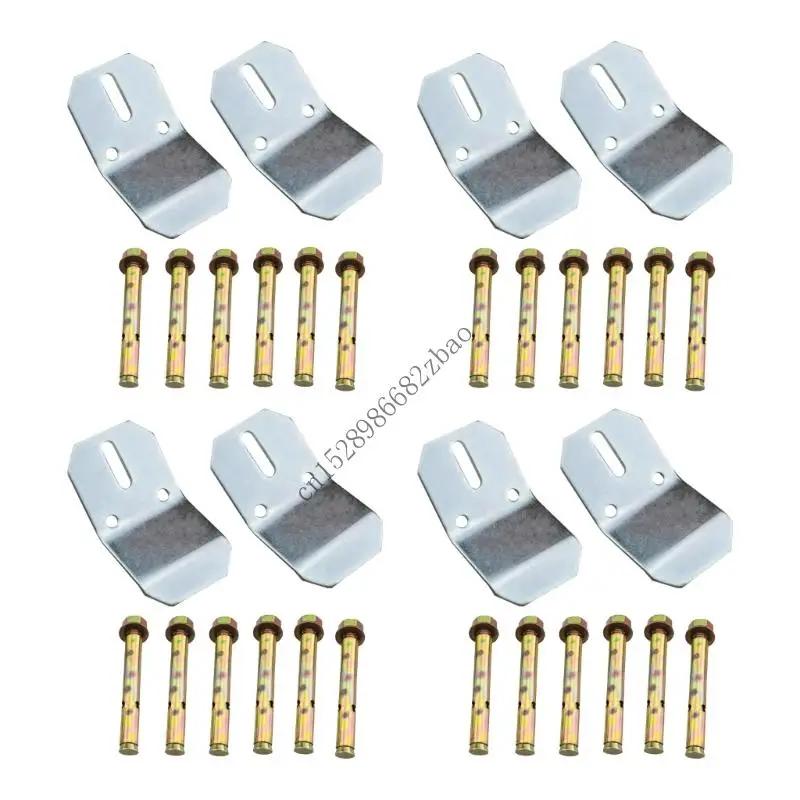 

H7EA Wall Metal Urinals Bracket Wall Mounted Sink Hook Bracket Fixing Bolts