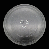 Microwave Oven Partsplaca giratoria duradera, 24.5cm Microwave Oven Glass Plate for Galanz Midea Haier Etc.