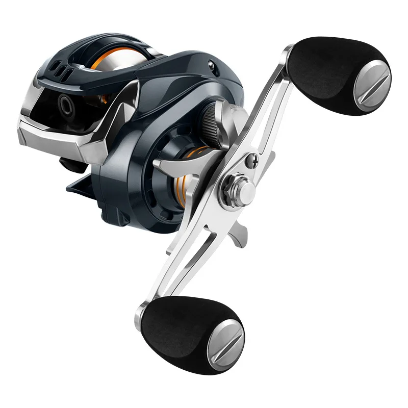 Original Baitcasting Fishing Reels Gear Ratio 7.5:1 Max Drag 10kg Baitcast Reel Fishing Metal Light Spool