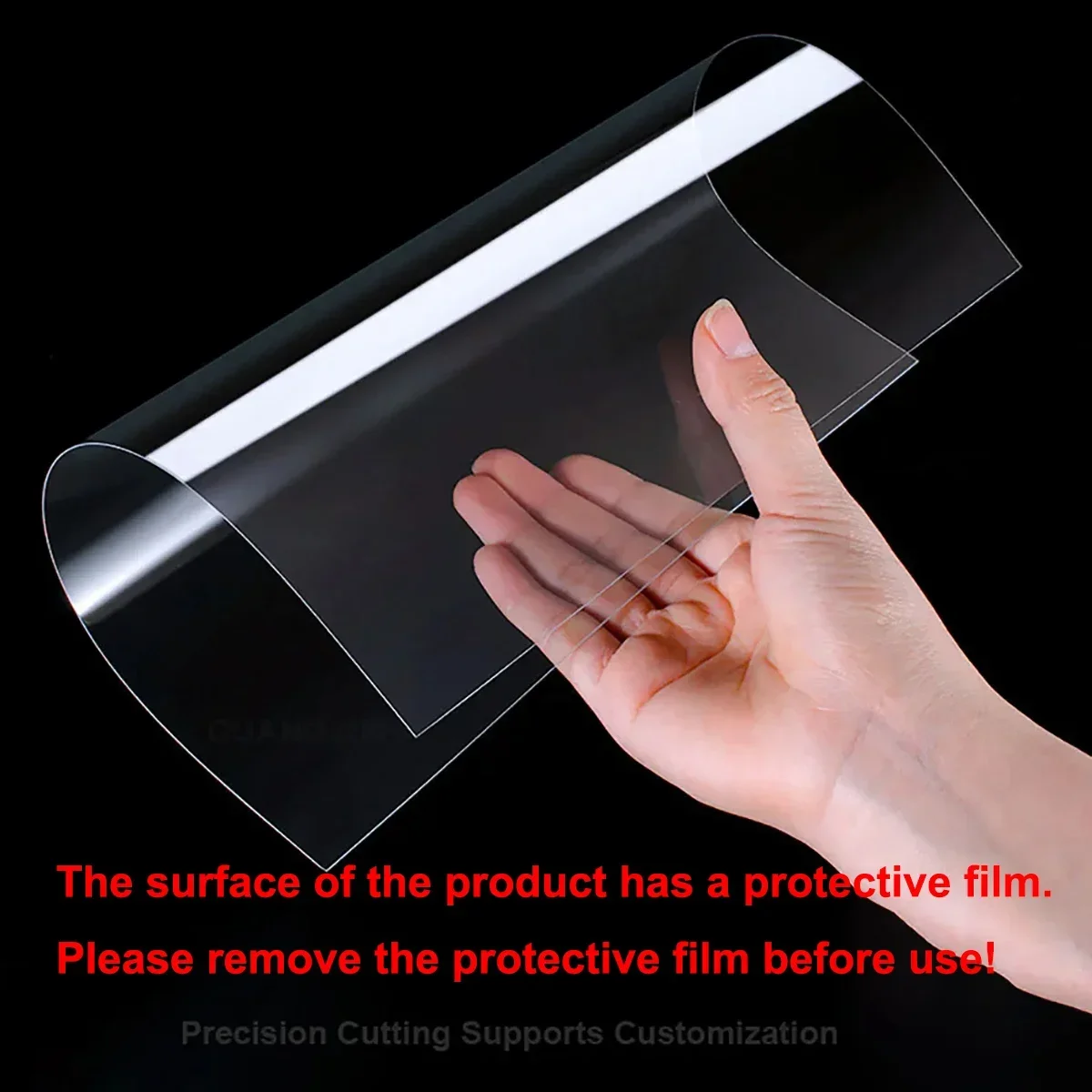 

0.3~10mm Thickness PVC Plate High Transparent Plastic Sheet Hard Board DIY Material 100x100 100x200 200x200 200x300 210x297mm