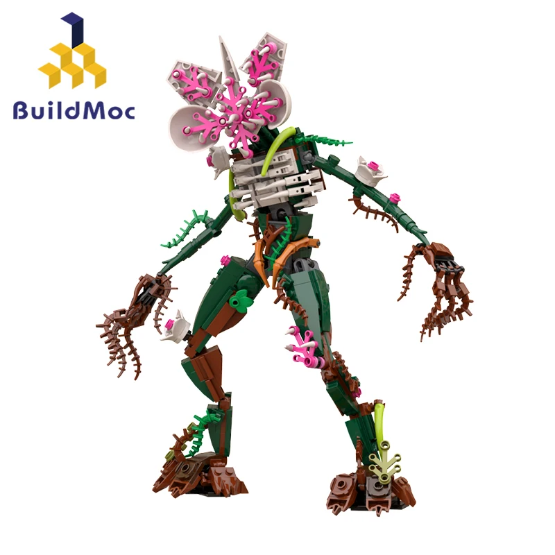 

MOC For Strangers Things Demo Demodog Monster Building Blocks Kit Brickheadz Demogorgon Chomper Eleven Bricks Toys For Kid Gifts