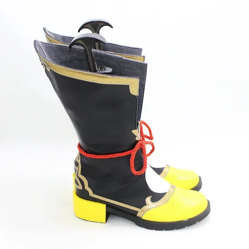 Cossun genshin impacto xiangling botas xiang ling halloween cosplay sapatos de salto alto para mulheres meninas 2020 novo jogo quente