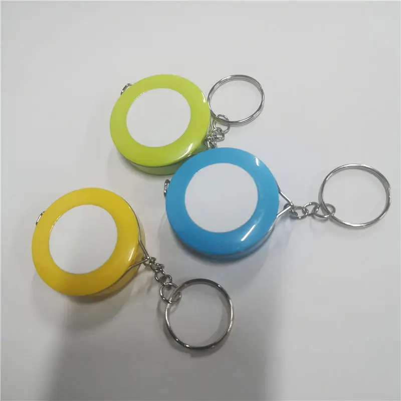 sublimation  plastic soft ruler keychains heat transfer printing materials 20pcs/lot