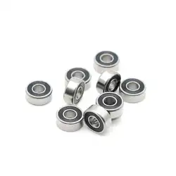 1-10 adet 623-2Rs 624-RS 625RS 625-2rs 627-2RS 628-2RS 629-2RS RS Rubber kauçuk mühürlü bilyalı minyatür rulmanlar