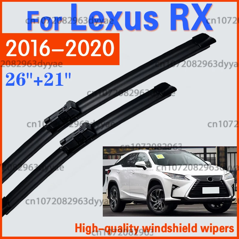 For Lexus RX RX200t RX300 RX450h 2016-2020 2017 2018 2019 Wiper Front Wiper Blades Windshield Windscreen Window Brush 26