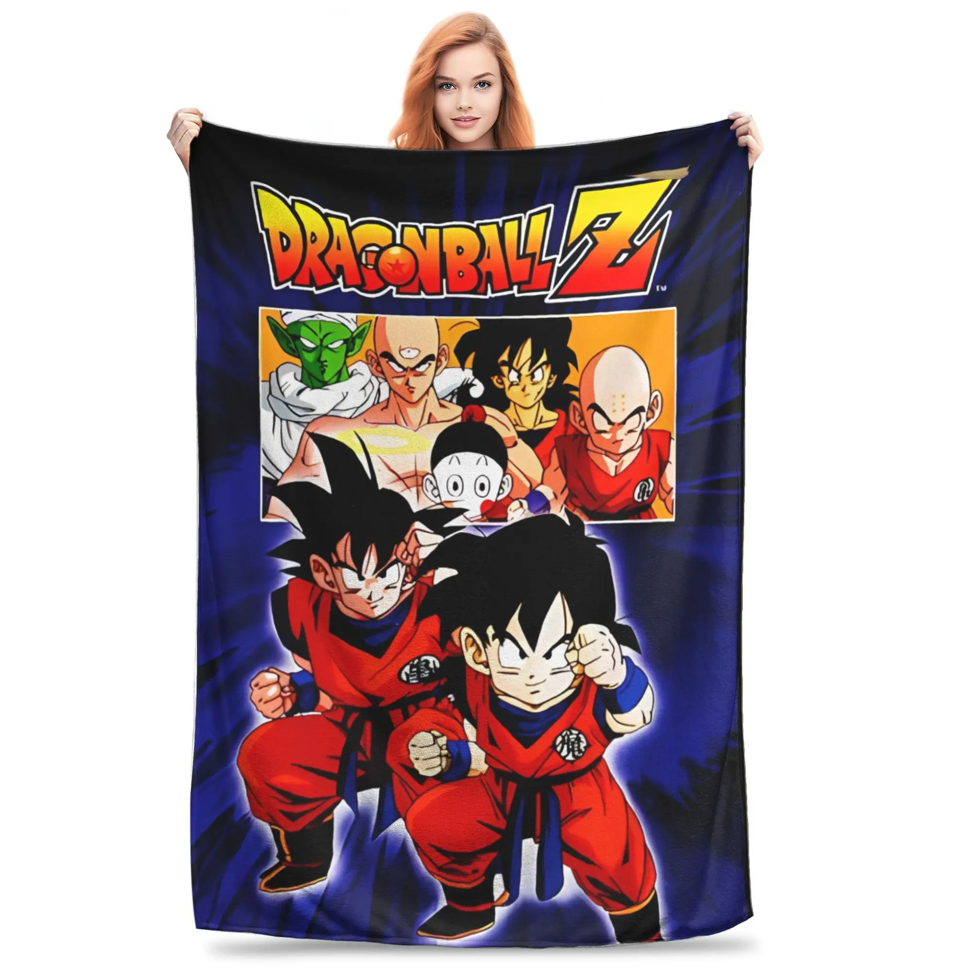 

Dragon Ball DragonBall anime Blanket Multiple Sizes Cozy and Lightweight Throw Blankets for Couch Sofa and Bed