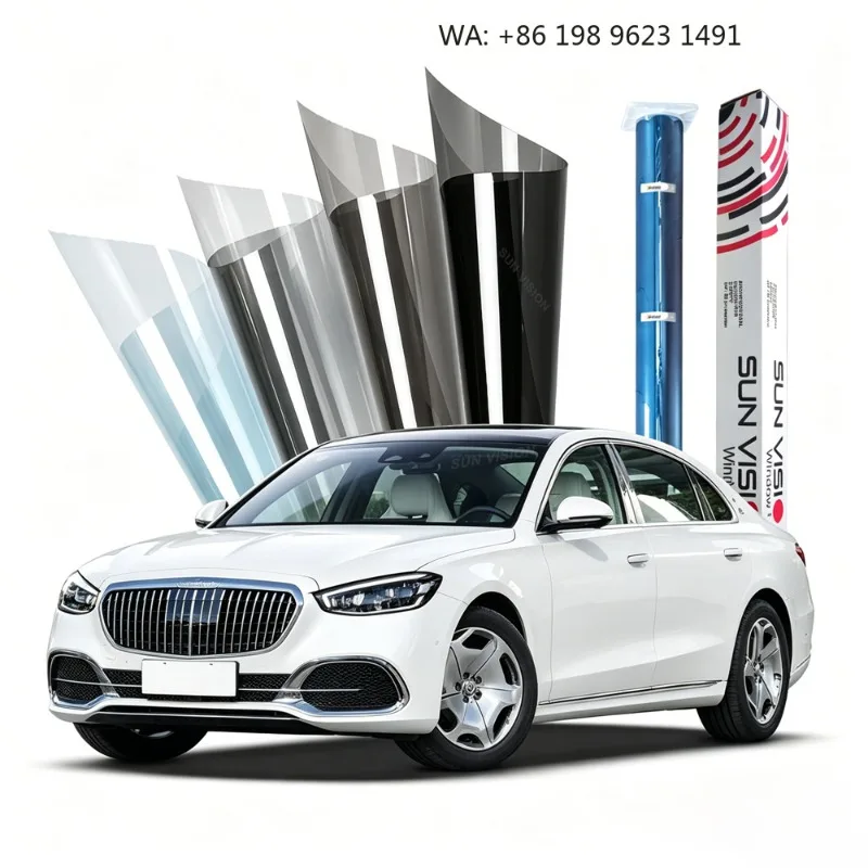 Factory Supply Nano Ceramic Car Tint 99% IR Rejection UV Block High Clarity Explosion Proof Privacy Protect Interior Tint Film
