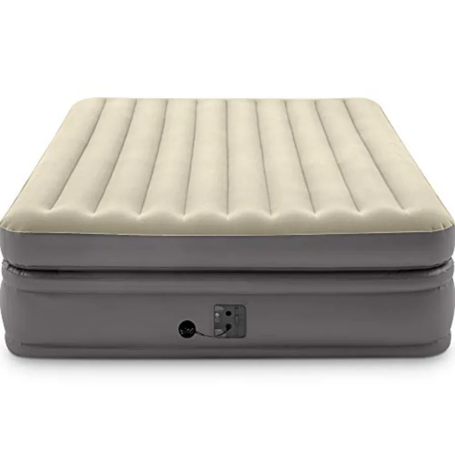 

64163ED Comfort Elevated Portable Airbed with Fiber-Tech Technology and Built-in Air Pump Queen