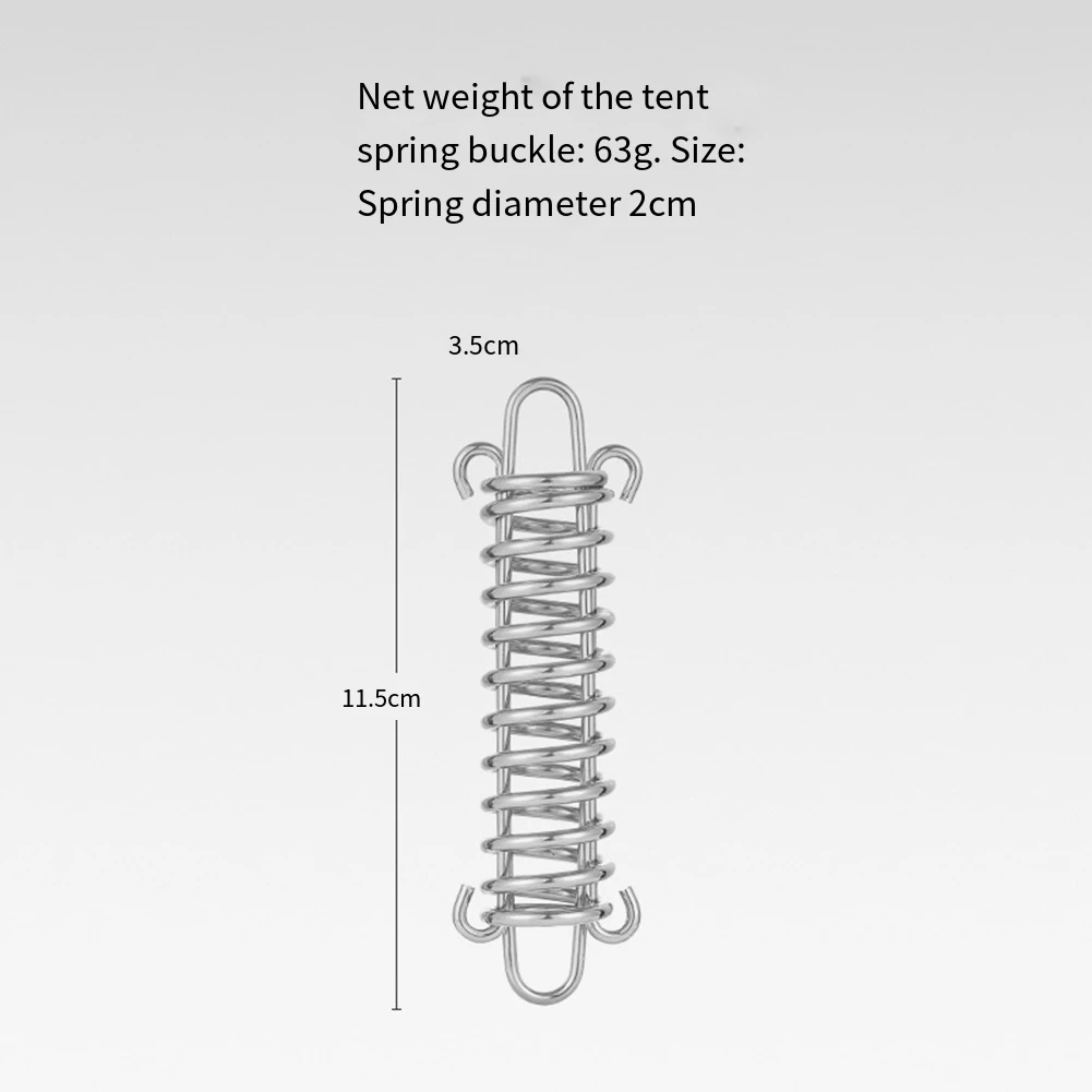 6cm 3.5cm Tent Spring Buckle Premium Carabiner And Buckle Set Heavy-duty Buckle Secure Tension Mechanism Compact Size