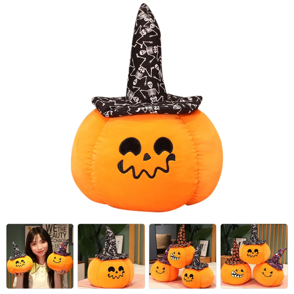 

Adorable Pumpkin Pillow Cushion Comfortable Halloween Decorations Soft and Warm