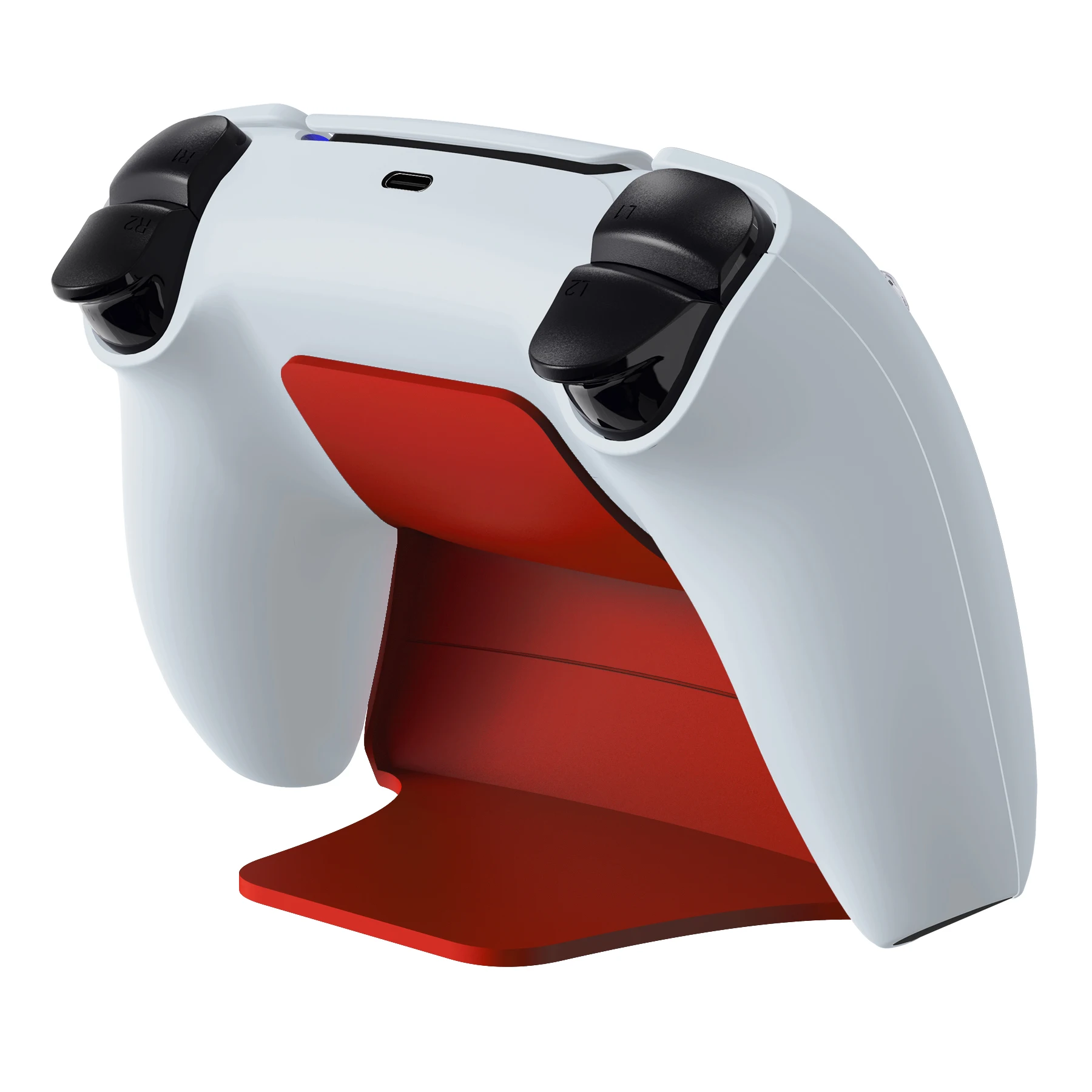 PlayVital-Soporte de pantalla para mando de ps5, accesorios de Gamepad, soporte de escritorio para mando de ps5 con almohadillas de goma