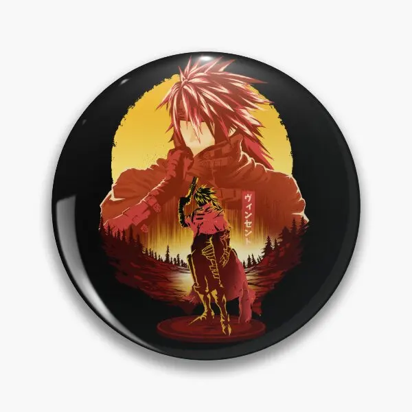 Red Cloak Gunner  Soft Button Pin Funny Metal Brooch Badge Jewelry Creative Women Cartoon Decor Clothes Collar Hat Cute Lover