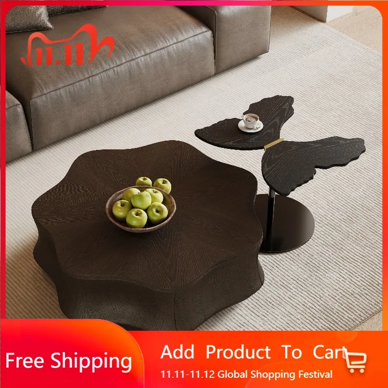 

Chinese Irregular Coffee Table Xenomorph European Vintage Professional Side Table Creative Couchtisch Lounge Suite Furniture