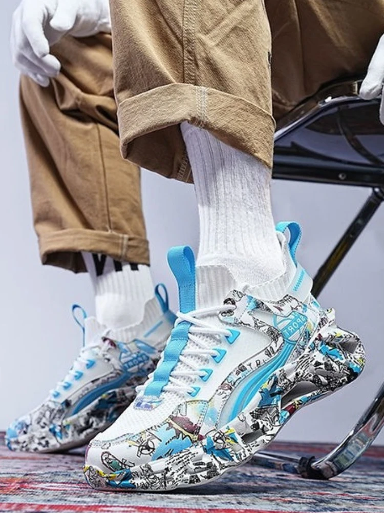 

Дышащие мужские повседневные кроссовки с сетчатым верхом, оригинальные предложения, дизайнерская корейская летняя модная спортивная обувь высокого качества для мужчин