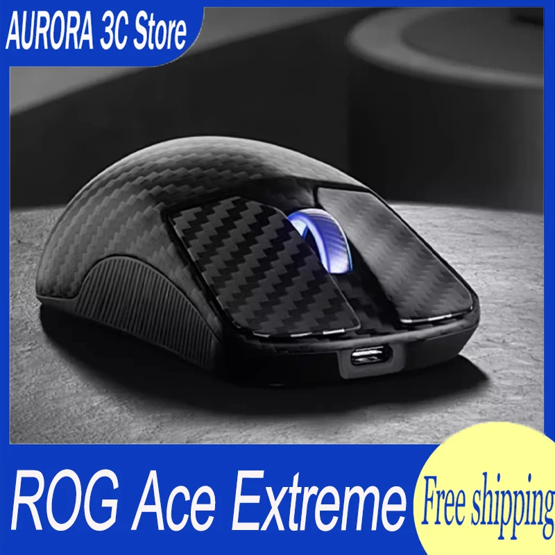 ROG Ace Extreme Мышь Беспроводная Углеродное Волокно Rgb Легкий Датчик 42k Возврат 8k Индивидуальная Игровая Мышь Для Киберспорта Аксессуары Для ПК