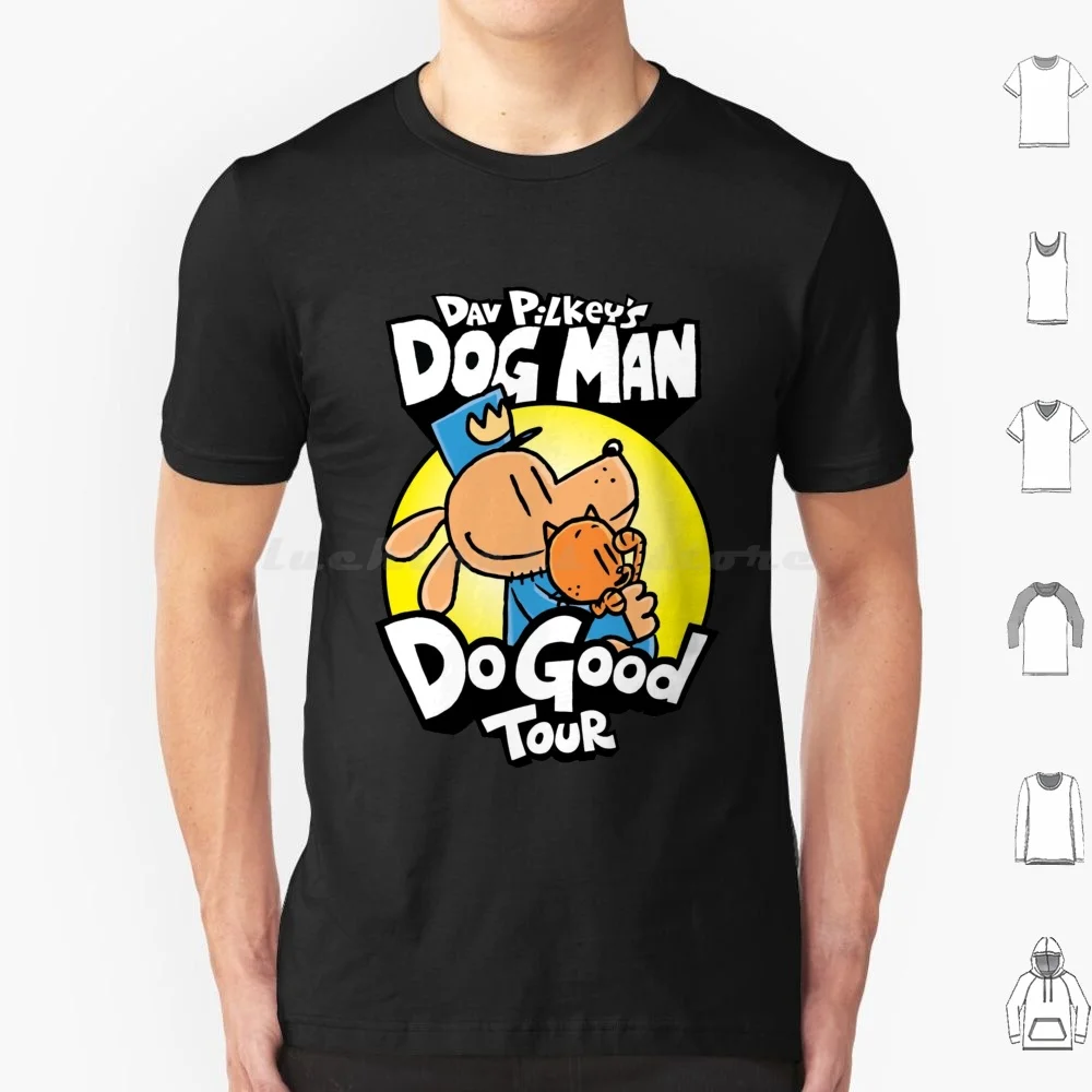 Camiseta de algodón para hombre y mujer, camisa con estampado de perro, perro, hombre, perro, hombre, Serie de novela gráfica cópica, cabeza de perro, Amigos de la policía