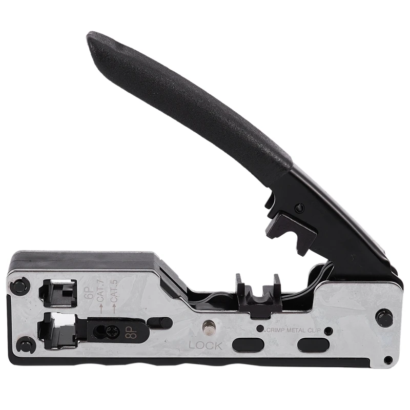 Crimp Metal Clip Rj45 Tool Network Crimper Crimping Tools For Cat7 Cat6 Cat5e Cat5 Stp Plugs Rj45 Connector Cables