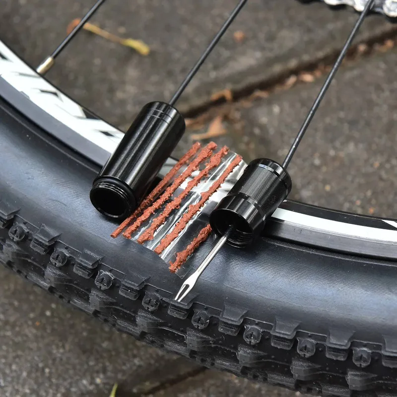 

ESLNF Portable Tools Set Rubber Kit For Bicycle Emergency Adhesive Tape Tire Tubeless Repair Tool