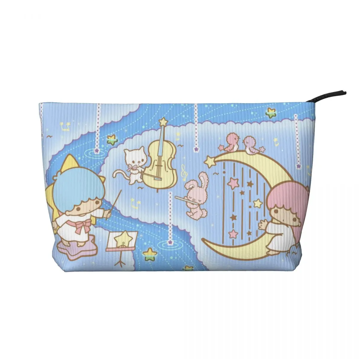 

Пользовательские Little Twin Stars Sanrio мультфильм Кики Лала косметичка женский дорожный косметический органайзер вельветовые сумки для хранения туалетных принадлежностей