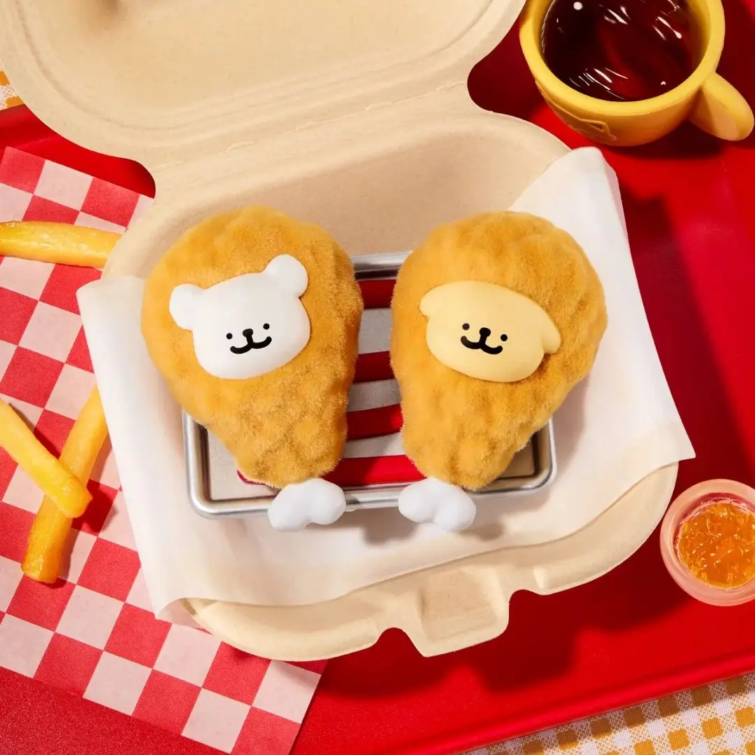 

For Fans Plzdot Mystery Box Line Dog Fast Food Series Cute Maltese Puppy Plush Keychain Collectible Toy Desk Decor Birthday Gift