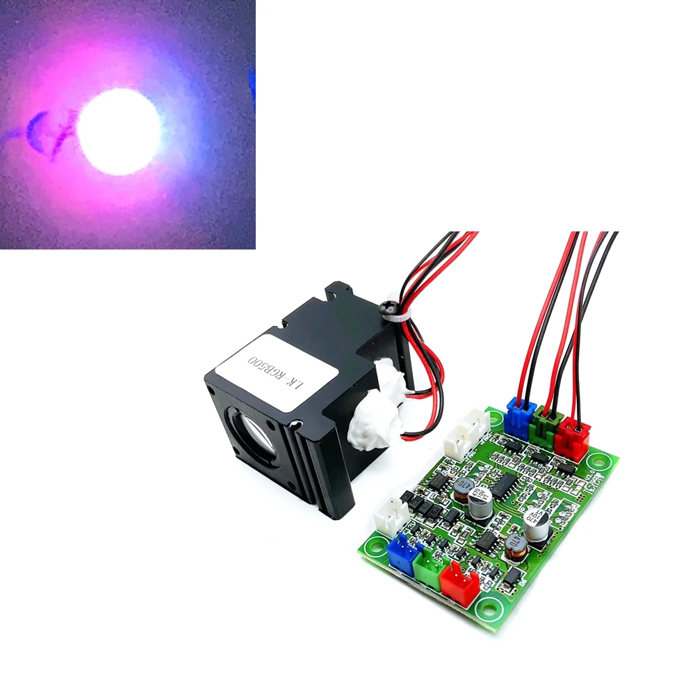 500mw、1W  Red Green Blue RGB Tricolor Synthetic White Full Color Laser Module TTL+Analog