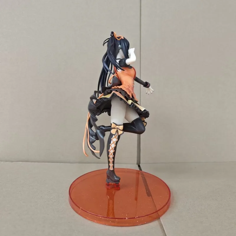 24cm fecha A LIVE Tokisaki Kurumi cantante estilo PVC figura de acción Anime figuras en miniatura de juguete colección muñeca regalo