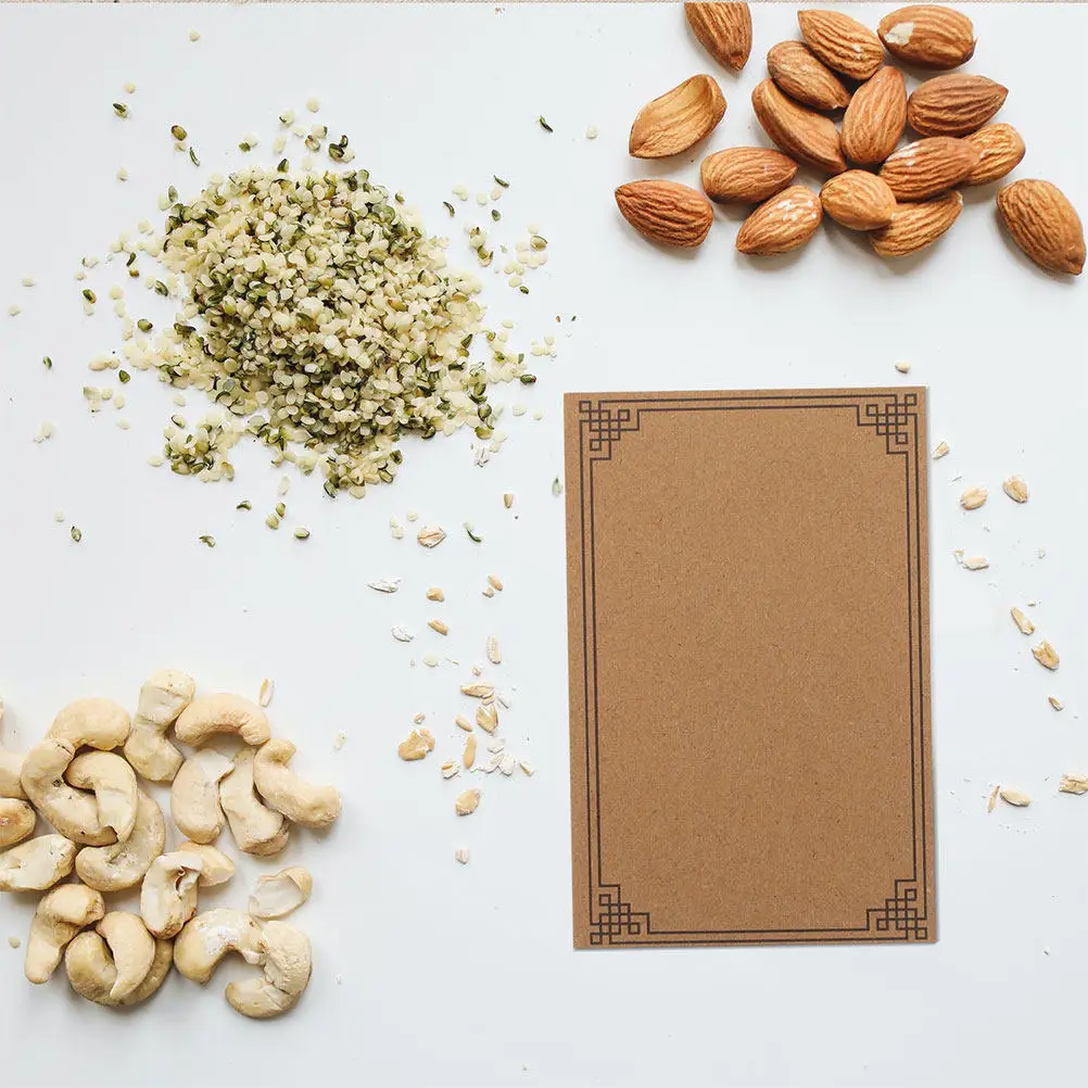 

50Pcs Kraft Paper Cash Envelopes Small Self Adhesive Envelopes for Money Saving Budgeting Cards Coins and Tips