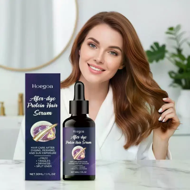 Intensive Keratin Serum for Frizzy Hair Repairs Damaged Strands Moisturizing Nourishing Hair  for Smooth Salon Results
