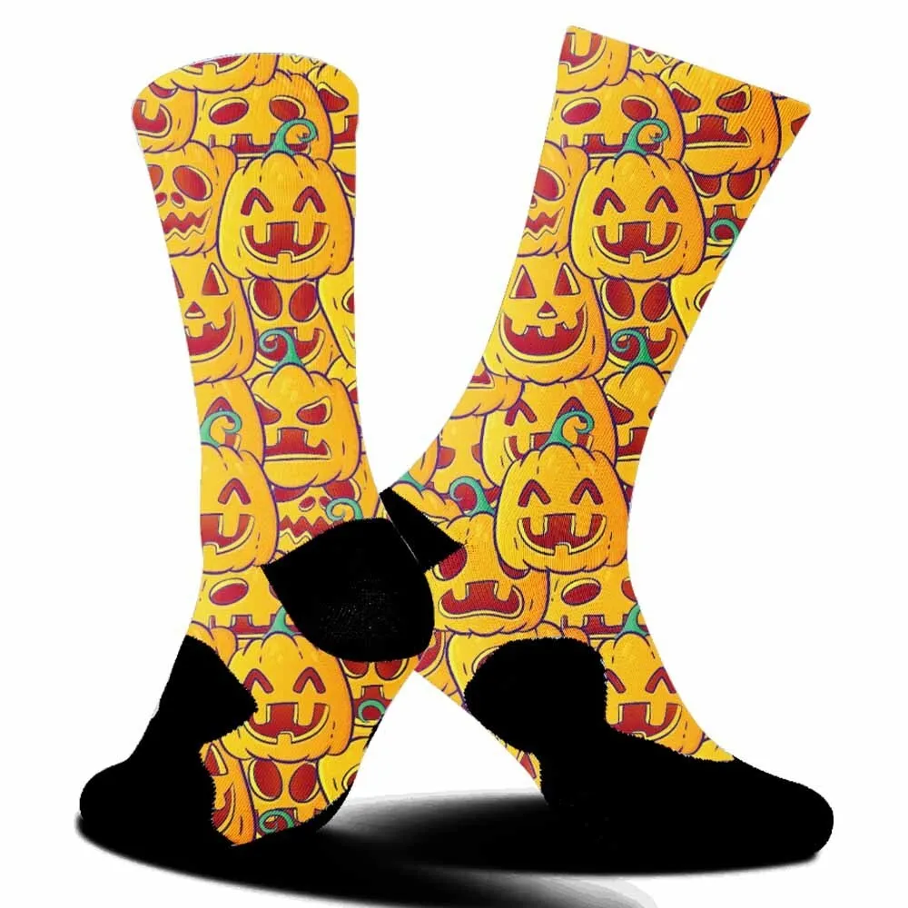 

Бесшовные противоскользящие велосипедные спортивные велосипедные носки, новые летние велосипедные аэро носки для езды на Хэллоуин