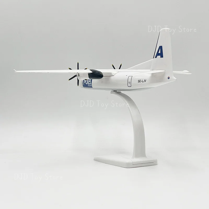 1:100 Aircraft Model Fokker 50 Miniature Replica Collectible