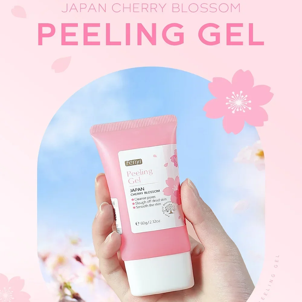 Cherry Blossom Exfoliating Gel Moisturizing Tender Face Body Cleansing Skin Care Product