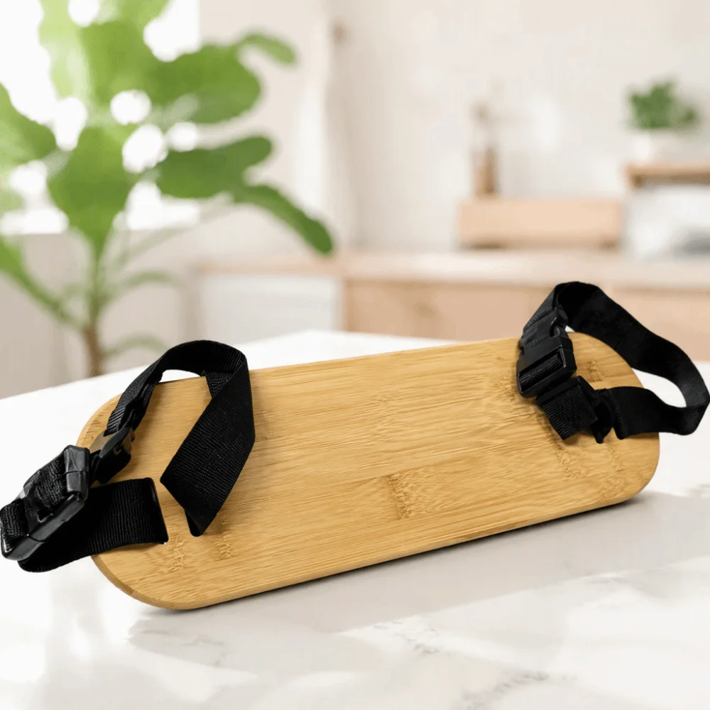 Attachment Adjustable Height Footrest Bamboo Wooden Foot Support Board Hanging Rope With Rope Foot Pedal Infant