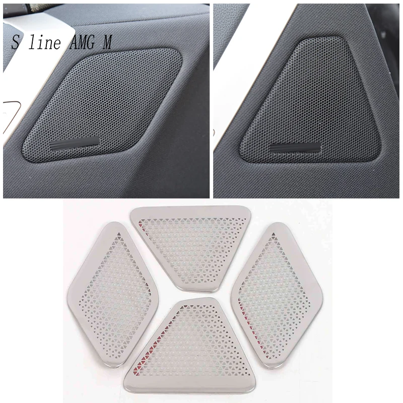 

Для BMW iX 2022-2025 автомобильный Стайлинг передняя дверь задняя панель стойки A треугольный динамик звуковой сигнал внешняя крышка наклейка отделка автоаксессуары