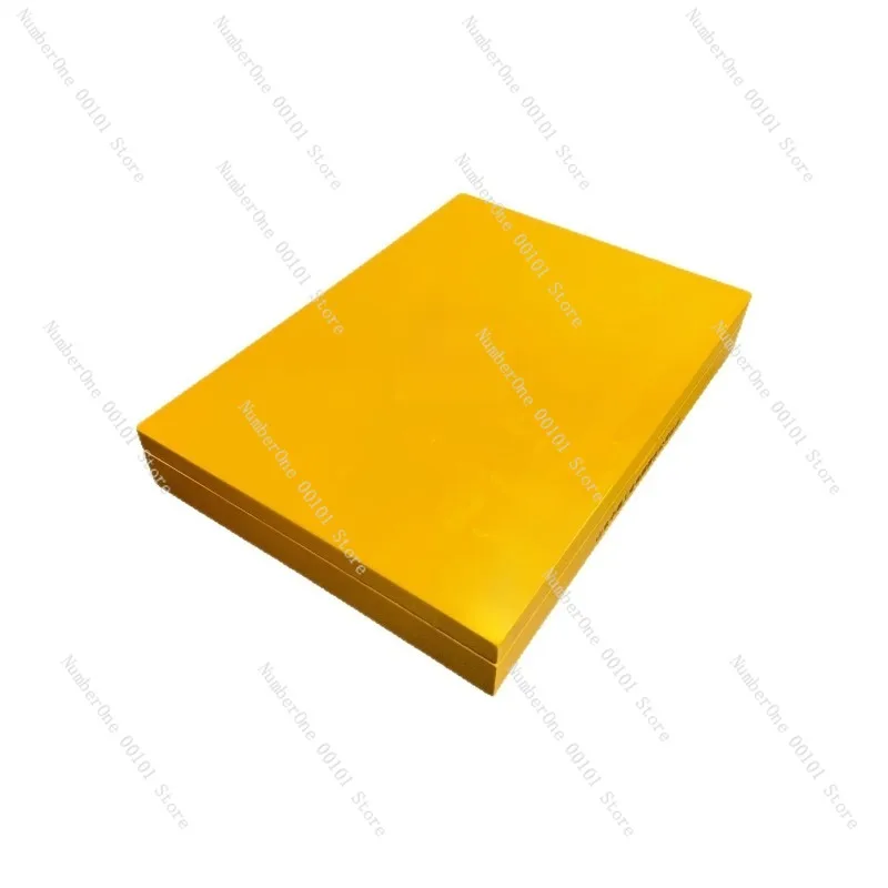 High-End Cedar Wood Cigar Box with Flip Cover, Custom Wooden Cigar Storage Box, Solid Wood Cigar Box with Premium Lacquer