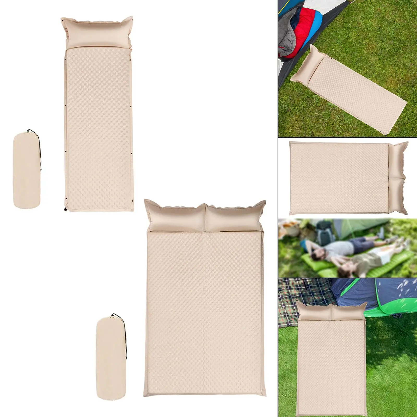 Inflatable Air Mattress with Built in Pump for Outdoor Camping - view 4