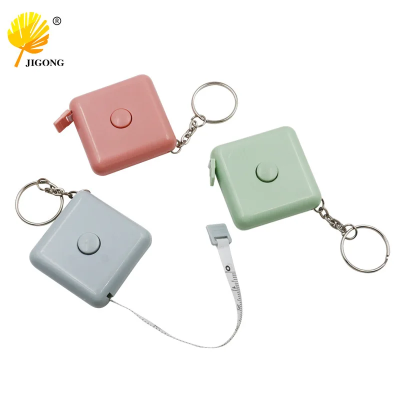 Metric and British double square tape measure, portable Nordic style, simple, automatic telescopic ruler, automatic card positio