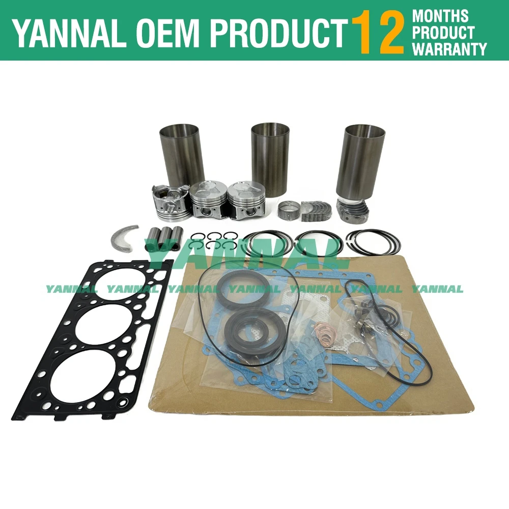 For Kubota D902 D902EBH Overhaul Rebuild Kit KX41-3 Excavator Tractor Engine Set