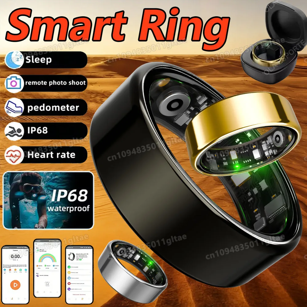 

Новое умное кольцо 2026 года: мониторинг сердечного ритма, артериального давления, сна, отслеживание активности, водонепроницаемость IP68. Умное кольцо для мужчин и женщин. Подарок к празднику.