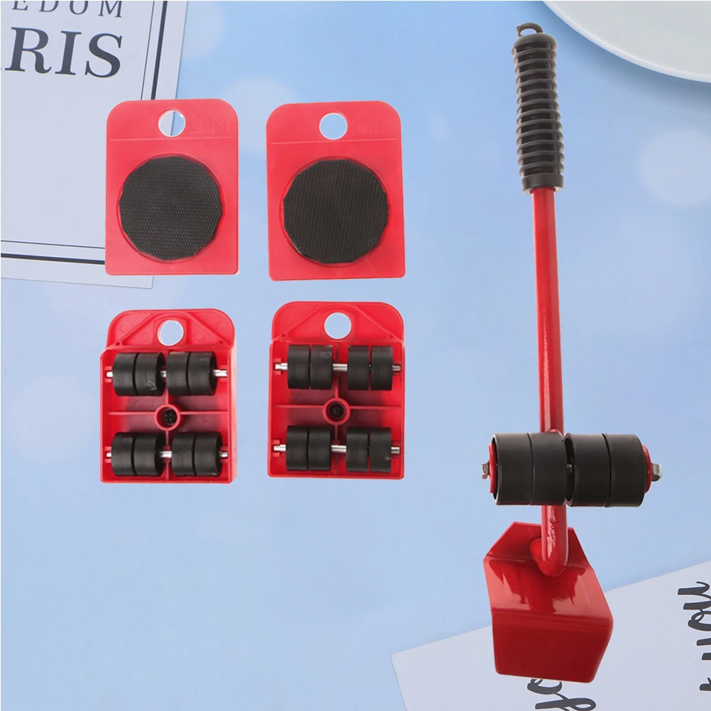 

5pcs Heavy Things Moving Tool Set Furniture Shifter For Home Use Smooth Hardwood Laminates Carpet Easy Appliance Relocation