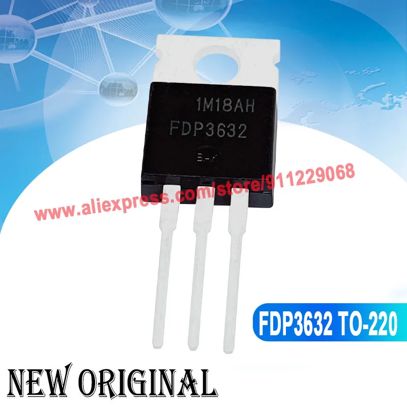 (5piece) FDP3632 TO-220 / FQP11N40C 11N40C 400V 11A / GB4062D IRGB4062D 600V 24A / FQP16N25C 16N25C TO-220