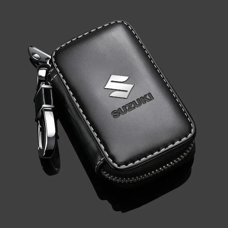 

Мотоциклетный кожаный держатель для ключей, автомобильный брелок, сумка-органайзер, чехол для ключей от автомобиля для Suzuki BURGMAN 650 DRZ400S/DRZ400SM 2000-2017