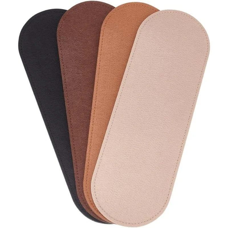 4Colors Felt Base Shaper 30x10cm/11.8x3.9 inch Oval Purse Organizer Insert Handbag Bottom Insert Bag Stabilizer Bag Liner Board